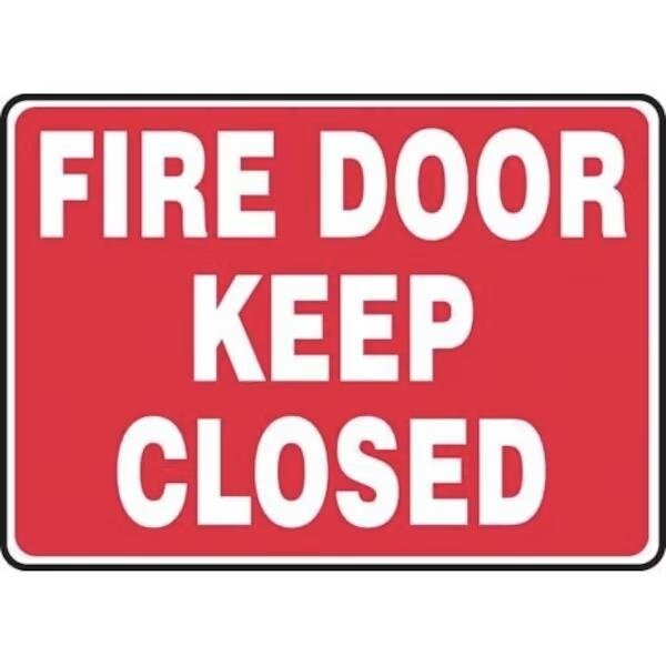 Accuform SAFETY SIGN FIRE DOOR KEEP CLOSED MEXT507XL MEXT507XL - main